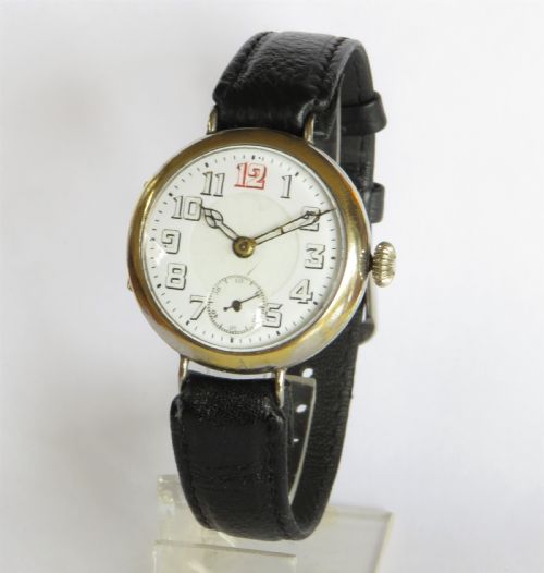 Antique Trench Watch by Adolf Michel