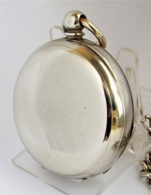 fig 1. Vintage 1920s Swiss pocket watch & chain.