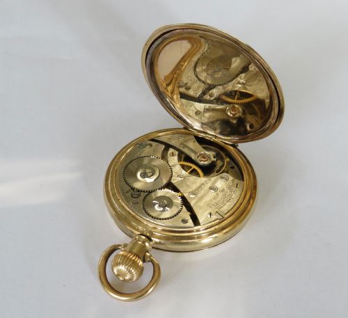fig 1. 1927 Waltham full hunter pocket watch