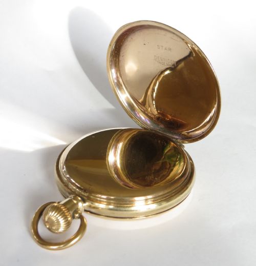 fig 2. 1927 Waltham full hunter pocket watch