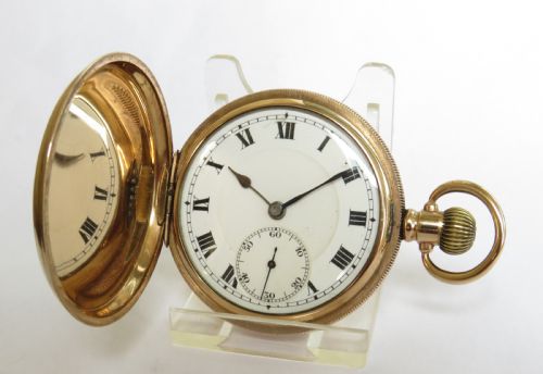 Antique Pluto Full Hunter Pocket Watch.
