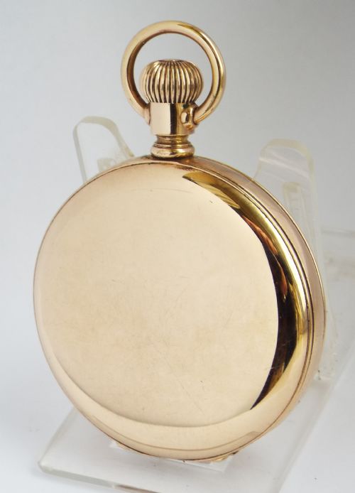 fig 1. Antique Waltham full hunter pocket watch, 1913.