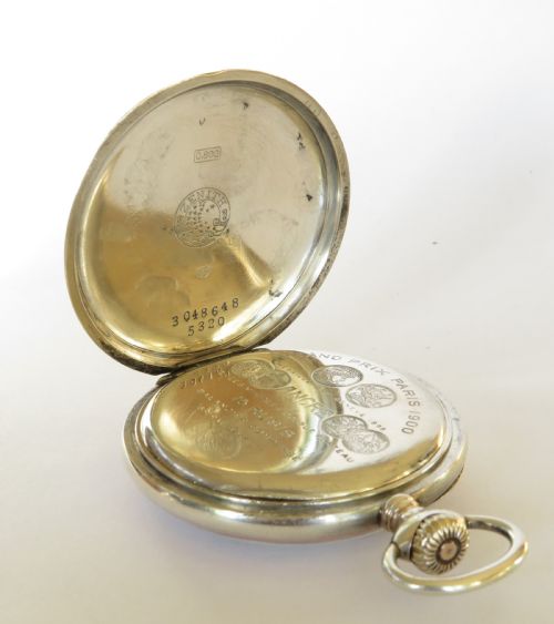 fig 1. Antique Zenith pocket watch, 1915