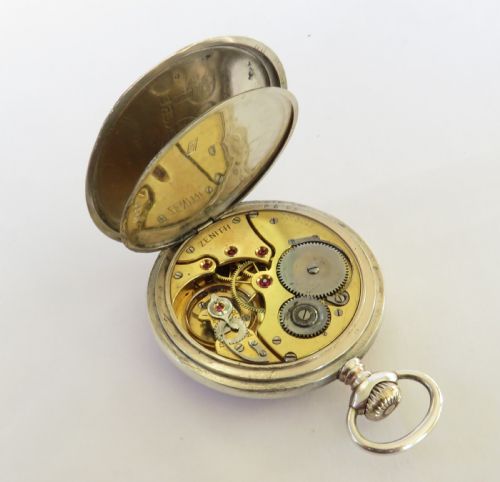 fig 2. Antique Zenith pocket watch, 1915