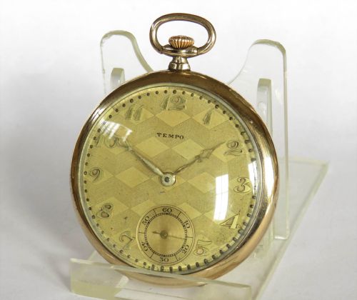 fig 1. 1930s Tempo pocket watch