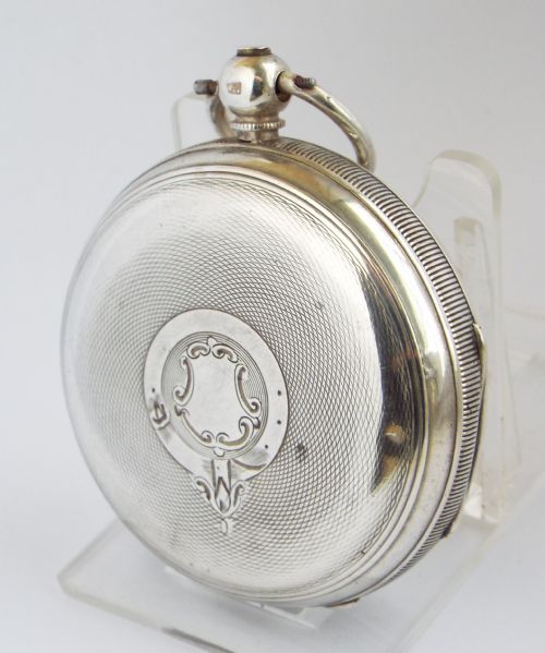 fig 1. 1883 silver English Lever pocket watch.