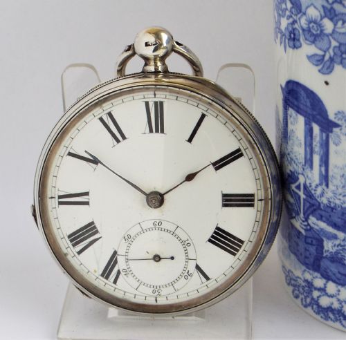 Antique Silver Waltham Pocket Watch, 1884.