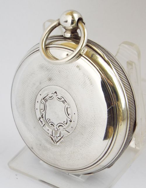fig 1. Antique silver Waltham pocket watch, 1884.