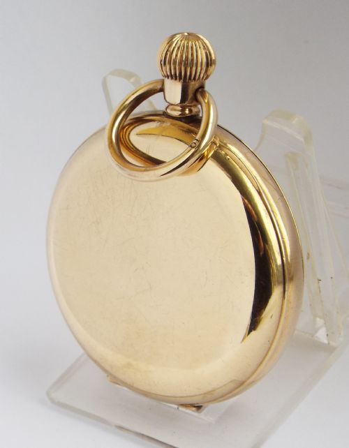 fig 1. Antique Thomas Russell full hunter pocket watch.