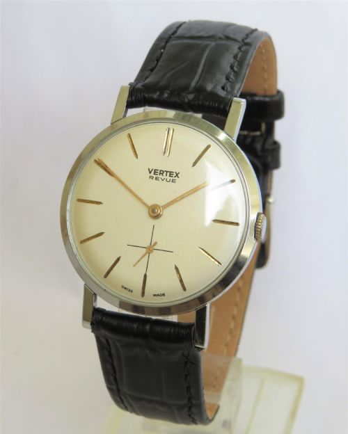 Gents 1960s Vertex Revue Wrist Watch