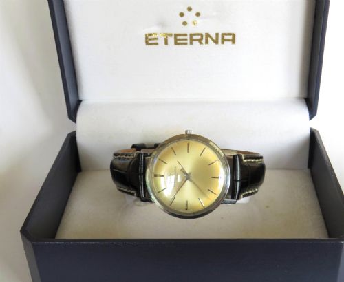 fig 1. Gents Eterna-Matic 3000 wrist watch, 1962