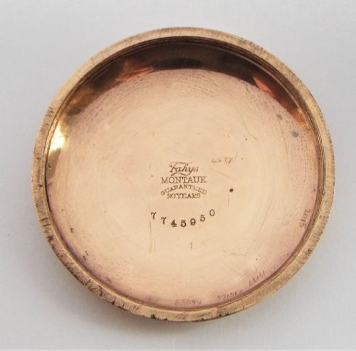 fig 2. Large antique 1887 Waltham pocket watch.
