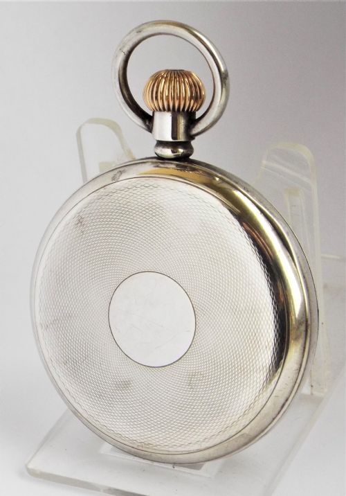 fig 1. A 1924 silver Arcadia pocket watch.