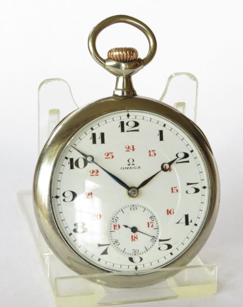 fig 1. Antique Omega pocket watch, c1914