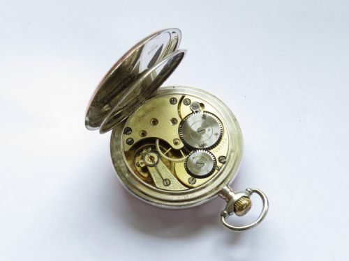 fig 1. Antique Omega pocket watch, c1917