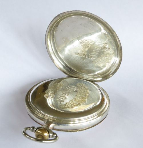 fig 2. Antique Omega pocket watch, c1917