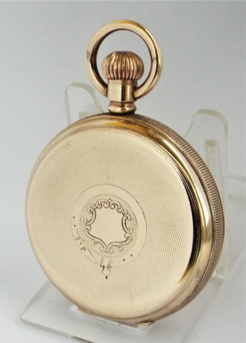 fig 1. A 1920s Swiss full hunter pocket watch.