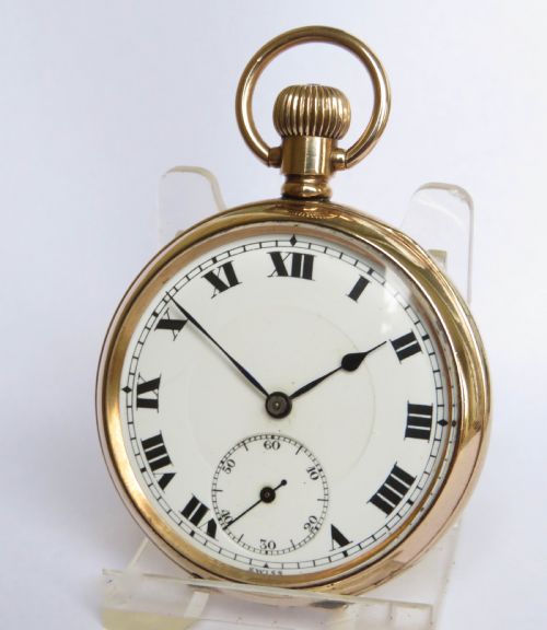 1930s Swiss Stem Winding Pocket Watch
