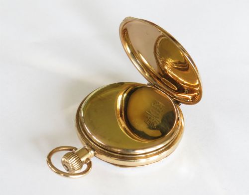 fig 2. 1930s Swiss stem winding pocket watch