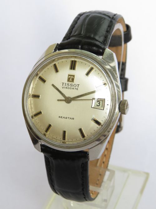 fig 1. Gents Tissot Visodate Seastar wrist watch, 1969