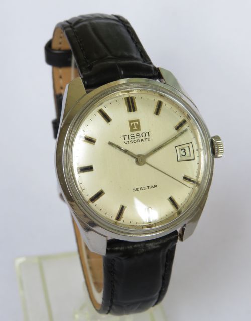 fig 2. Gents Tissot Visodate Seastar wrist watch, 1969