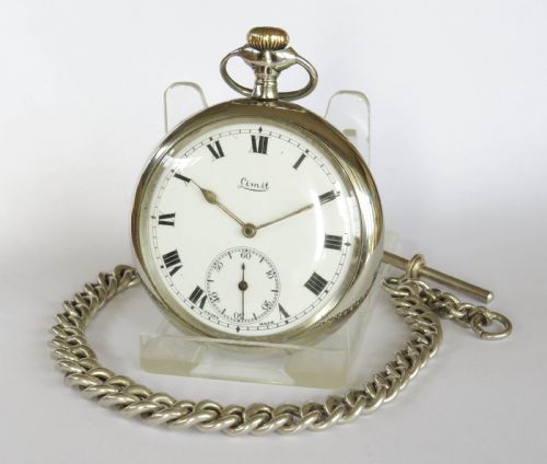 Antique Limit Pocket Watch and Chain
