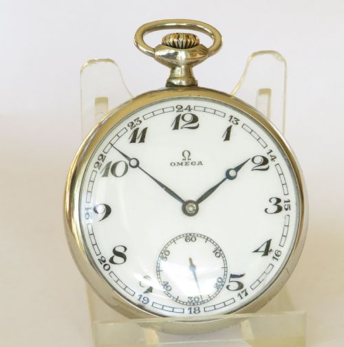 fig 1. Antique Omega pocket watch, c1925