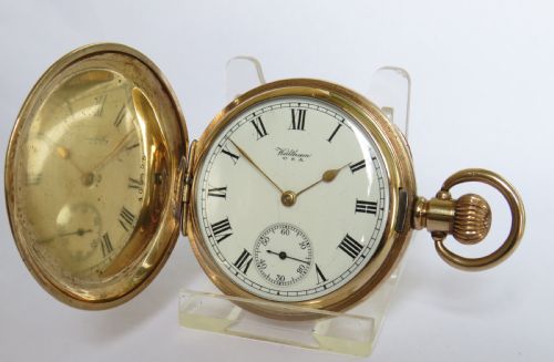 Antique Waltham P S Bartlett Full Hunter Pocket Watch, 1919.
