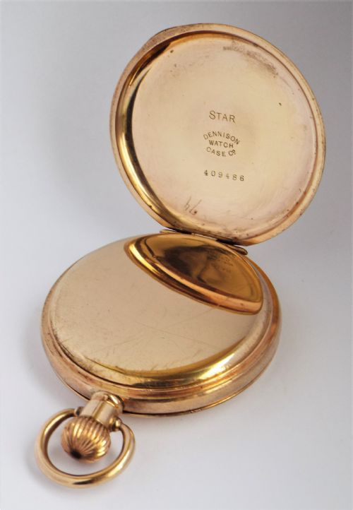 fig 3. Antique Waltham P S Bartlett full hunter pocket watch, 1919.