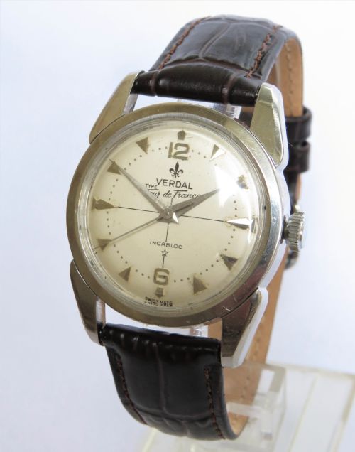 Gents 1950s Verdal Type Tour De France Wrist Watch