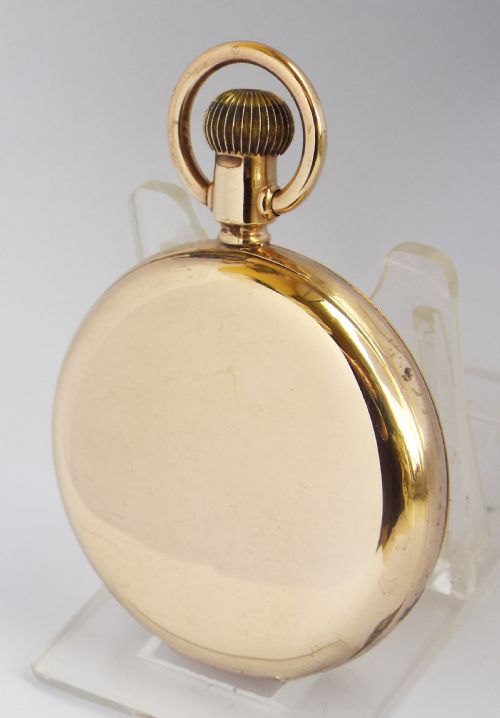fig 1. Antique Waltham full hunter pocket watch, 1913.