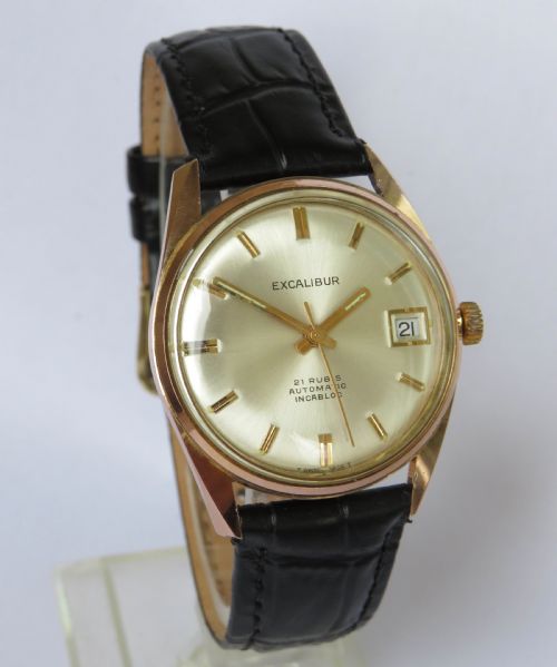 fig 1. Gents 1960s Excalibur wrist watch