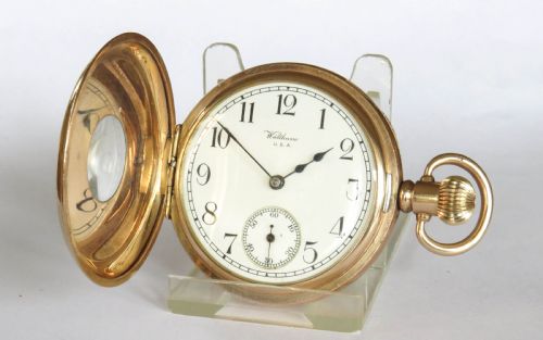 Antique Waltham Royal Half Hunter Pocket Watch