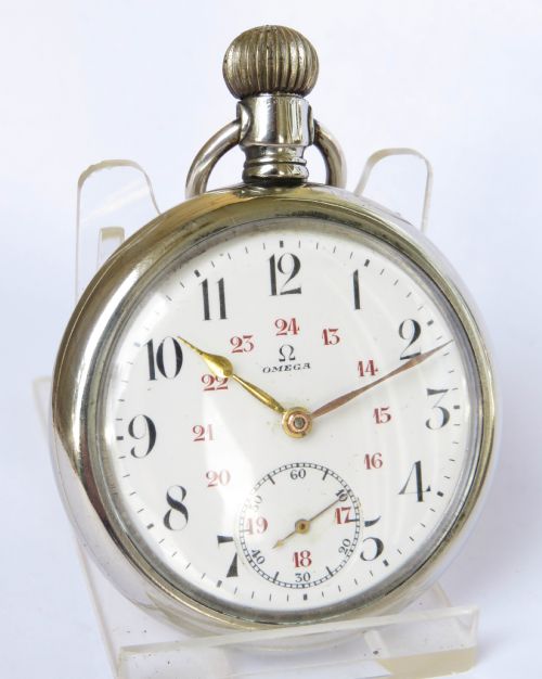 fig 1. Antique Omega pocket watch, c1914