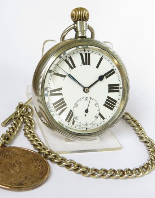 fig 1. Antique Elsinore pocket watch, General Watch Co
