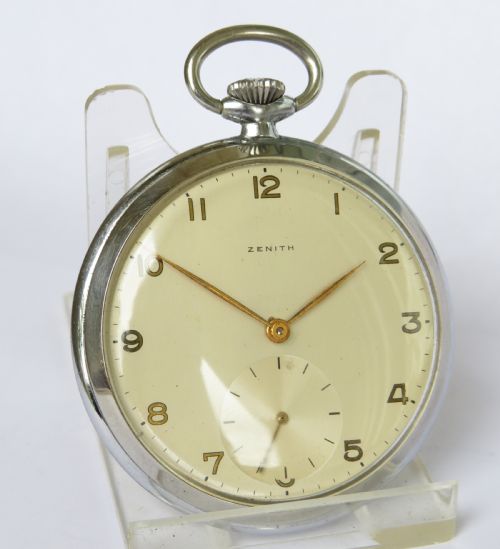 fig 1. 1950s Zenith pocket watch
