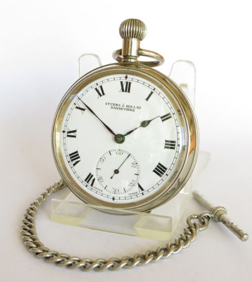 Stubbs & Millar, Dannevirke Pocket Watch & Chain