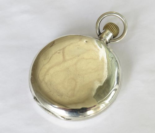 fig 2. Antique Waltham silver pocket watch