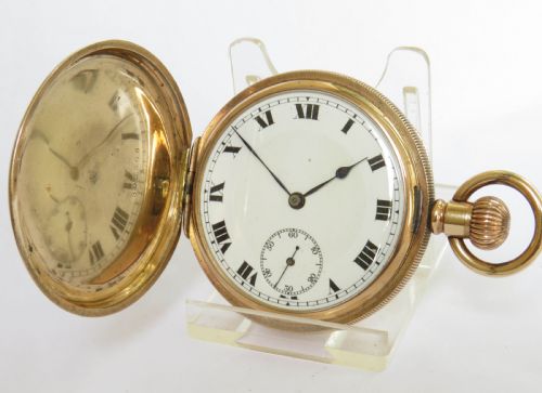 Antique Full Hunter Pocket Watch