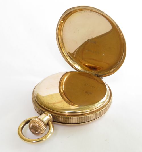 fig 1. Antique full hunter pocket watch