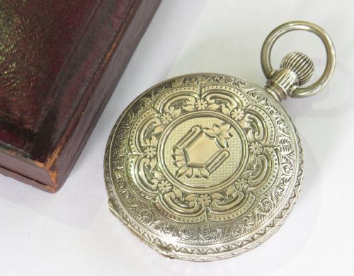 Small Silver Waltham Royal Hunter Pocket Watch