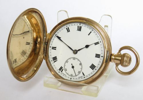 1920s Swiss Full Hunter Pocket Watch
