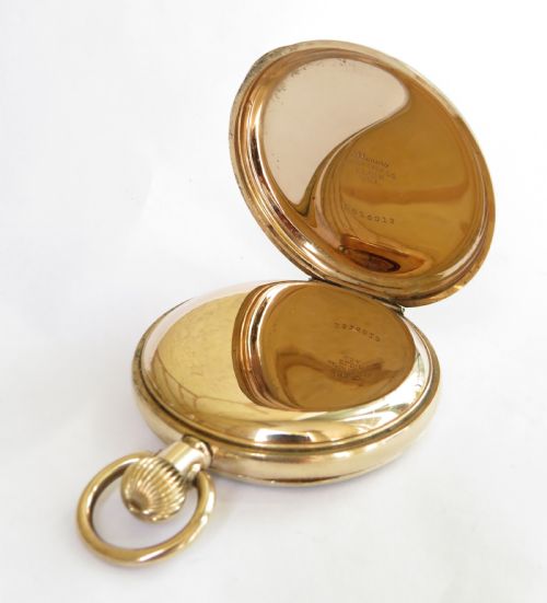 fig 1. Antique Waltham pocket watch, 1912