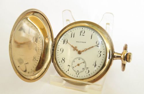 Antique Waltham Full Hunter Pocket Watch, 1908