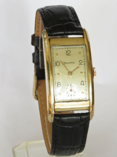 fig 1. Gents 1940s Helvetia wrist watch