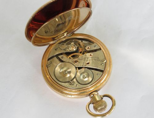 fig 3. Waltham Vanguard rail road grade pocket watch