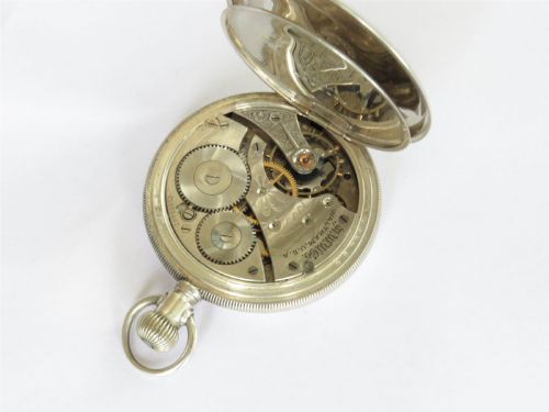 fig 1. Silver 1926 Waltham full hunter pocket watch
