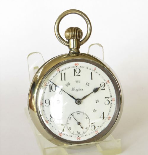 fig 1. Omega Regina pocket watch, c1920