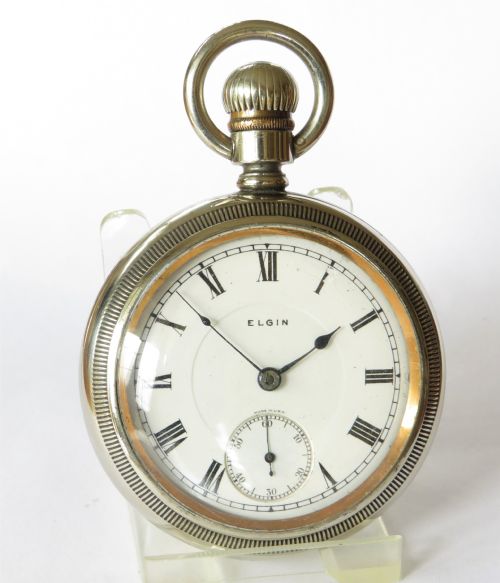 fig 1. Antique Elgin pocket watch