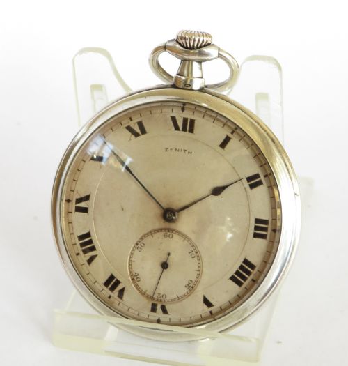 Antique Zenith Pocket Watch, 1918